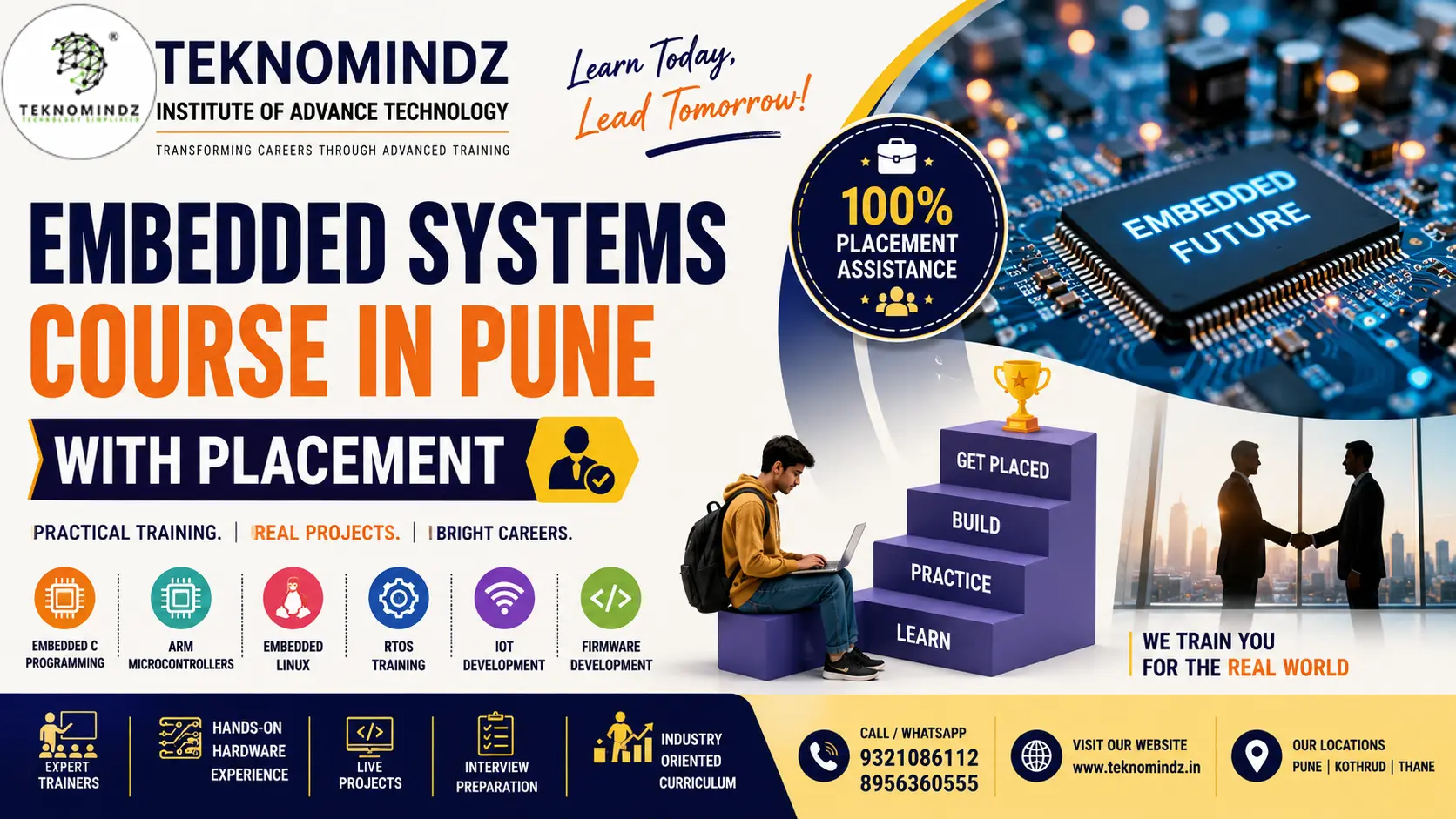 Embedded Systems Course in Pune with Placement | Teknomindz Embedded Systems Training Institute